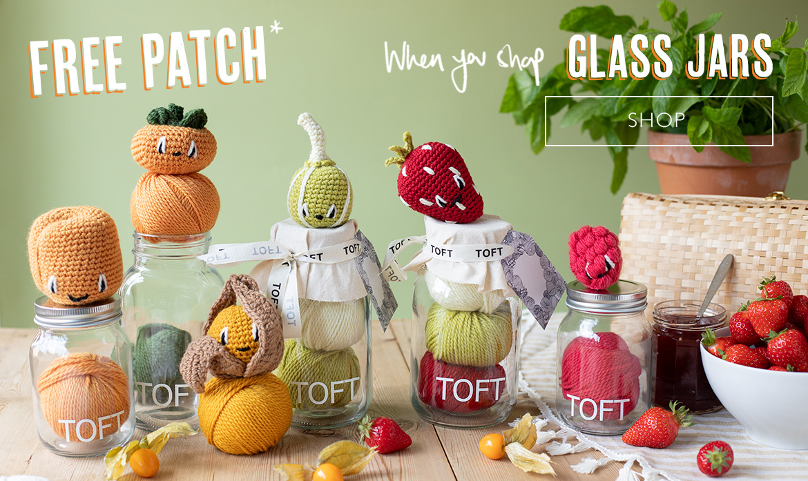 Free patch glass jars shop fruit patterns toft